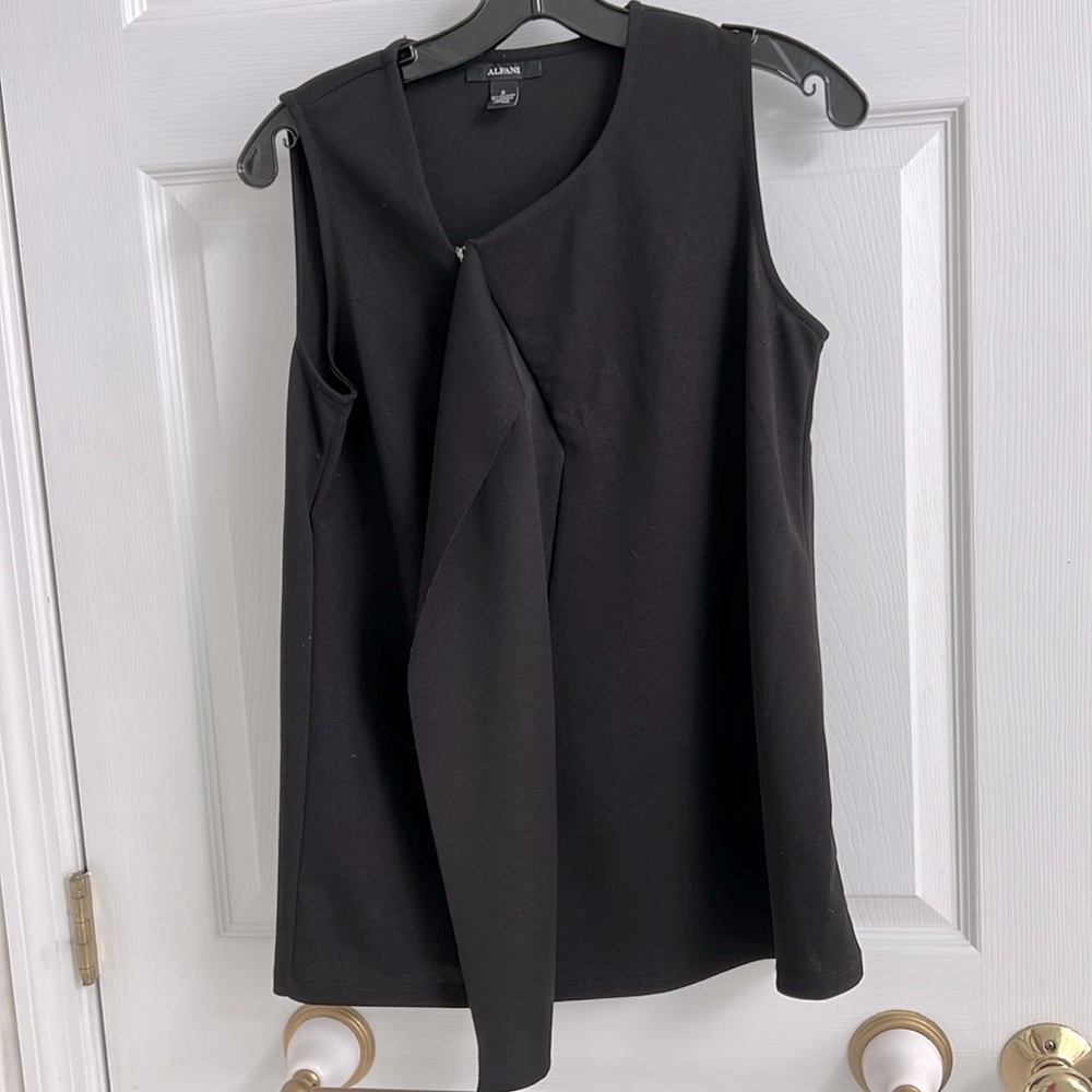 Alfani black sleeveless tunic